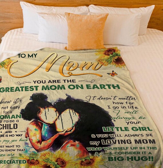 Personalized Black Mom and Daughter Blanket to My Mom You Are Etsy