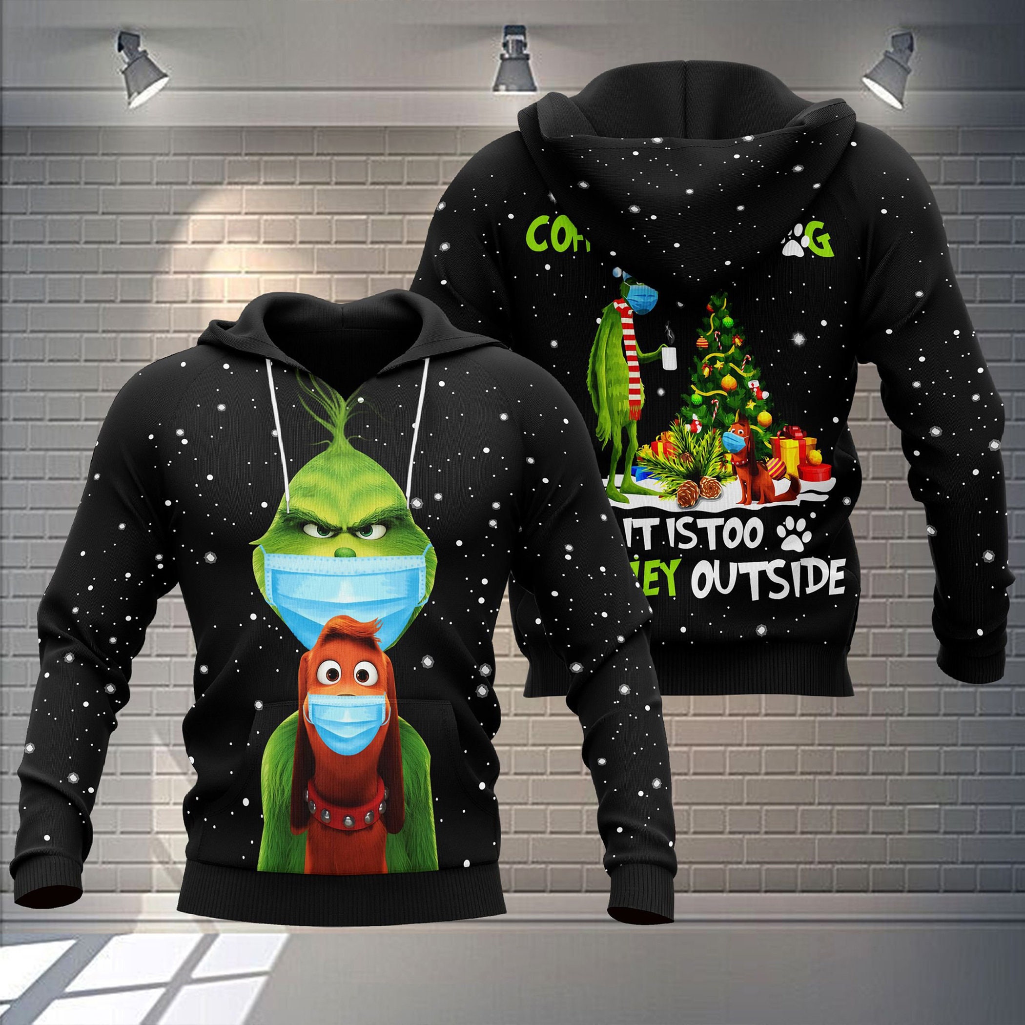 Grinch 3d Hoodie - Etsy
