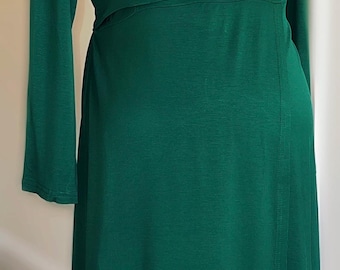 Blouse de maternité pour maternité | avec emmaillotage pour bébé | Adapté aux soins infirmiers | Tenue de travail et d'accouchement pour maman | Coton doux