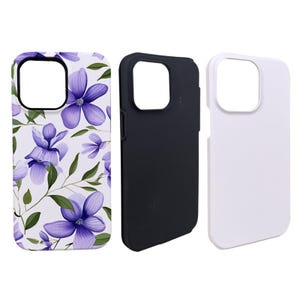 Sublimation Tough Phone Case for iPhone Samsung Google Pixel | Blank Tough Phone Case for Heat Transfer | DIY Customizable Case