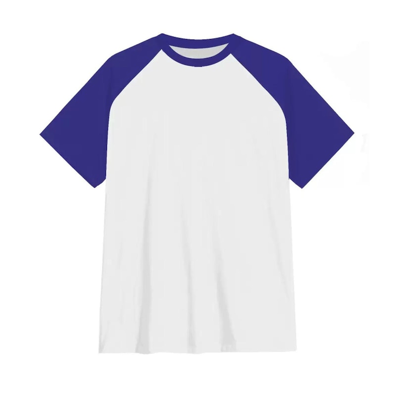 Sublimation Blank Polyester Raglan Short Sleeve T-shirt - Adult & Kids ...