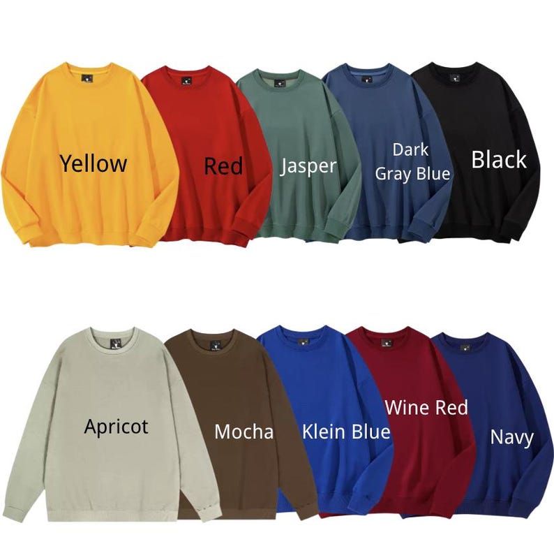 100% Polyester Sublimation Sweatshirt Blank | Heat Transfer Ready Lightweight Thin Plain Sweatshirt | Sublimation DTF |Ideal for Embroidered image 3