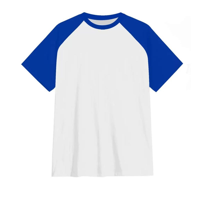 Sublimation Blank Polyester Raglan Short Sleeve T-shirt - Adult & Kids ...