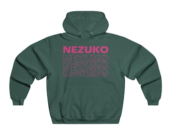Sudaderas con capucha de Nezuko, Sudadera Demon Slayer NUBLEND, Regalo para fans del anime, Ropa de cosplay, Manga japonés