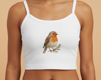Its a Bird Tank Top - Fitted Cotton Blend Tee - Eco-Friendly Fashion