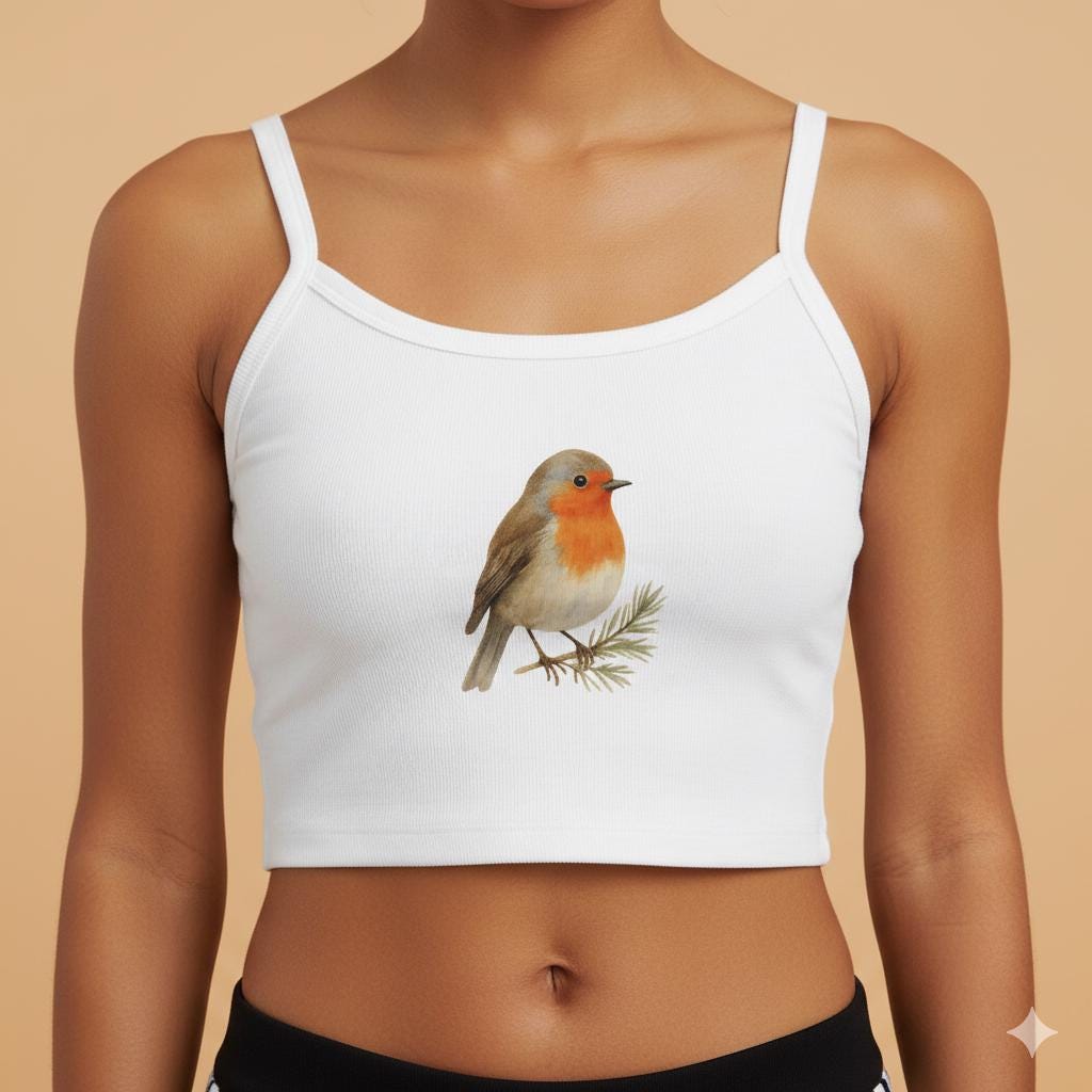 Its a Bird Tank Top - Fitted Cotton Blend Tee - Eco-Friendly Fashion