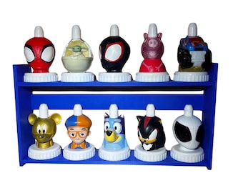 good2grow juice character top organizer and display rack for 10 tops
