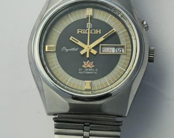 RICOH - ヴィンテージ 日本製クォーツ メンズ腕時計 - 新品、未使用