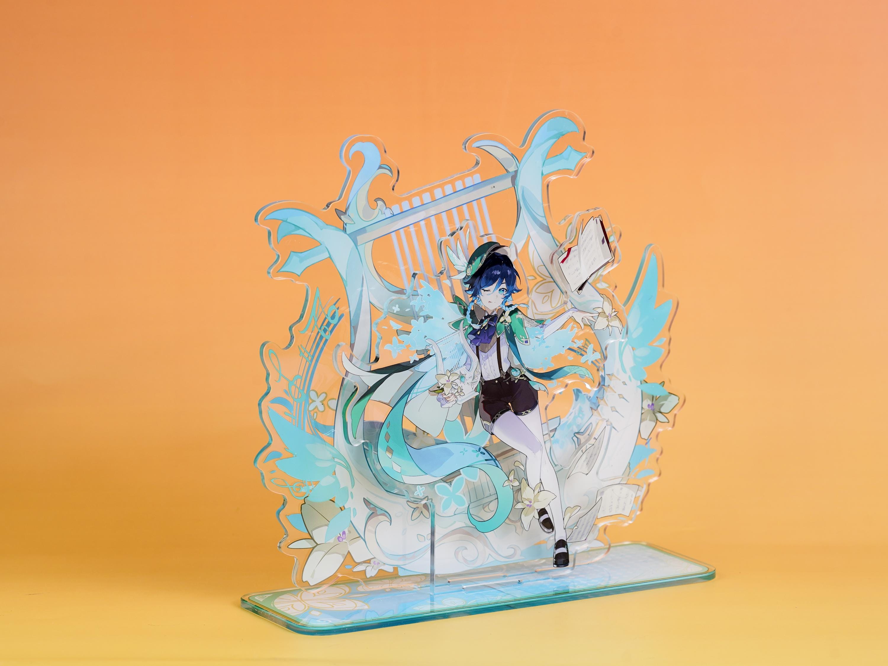 Genshin Impact Venti 21cm Acrylic Standee | Holy Lyre & Wind Scene