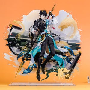Honkai: Star Rail Dan Heng Imbibitor Lunae Acrylic Standee - Intricate Desktop & Shelf Decor for Fans |Fan gifts