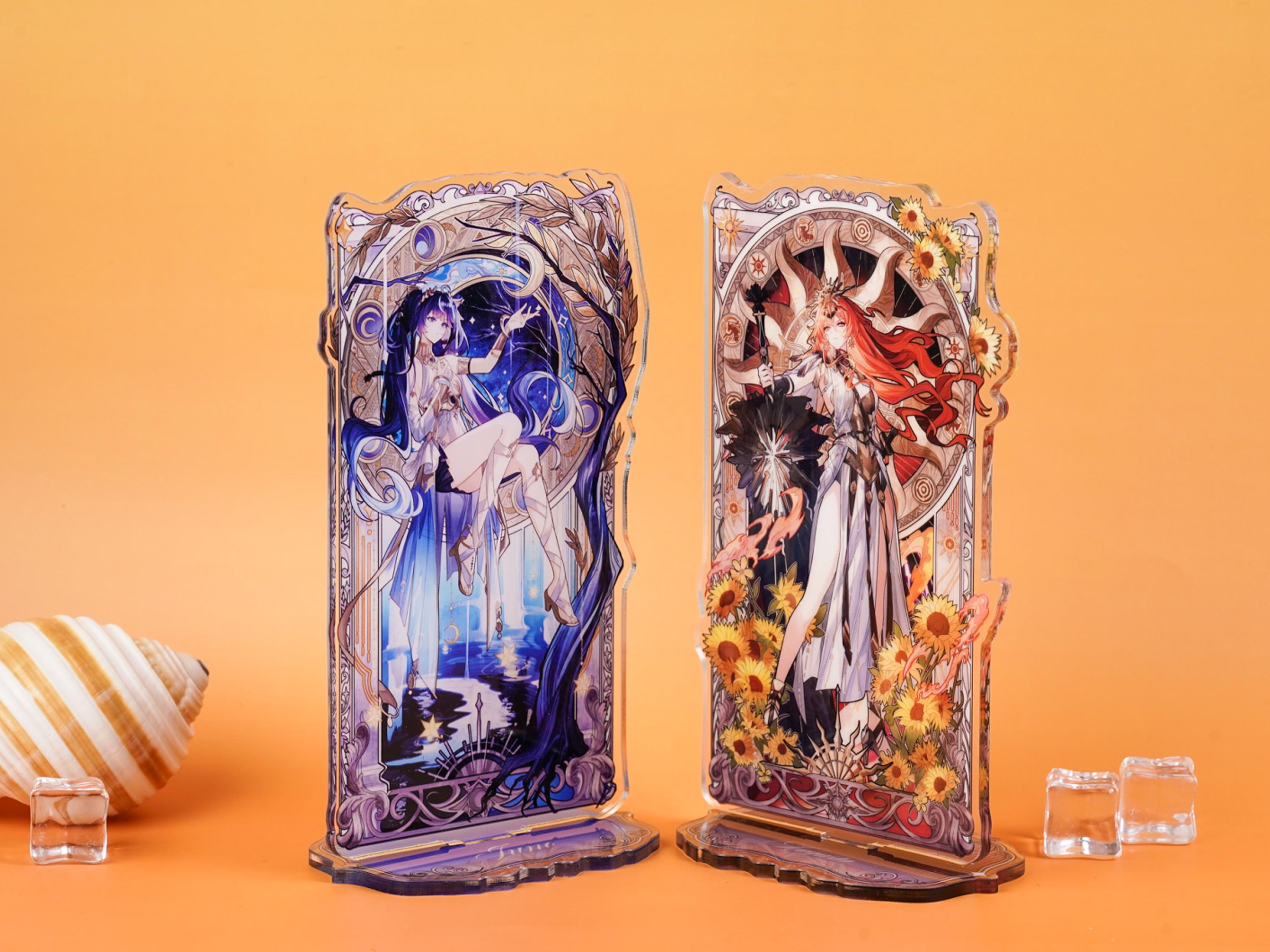WayV ウィンウィン ACRYLIC TURNING STAND トレカ Wuthering Waves Augusta & Iuno Acrylic Standee Set - Tarot-themed