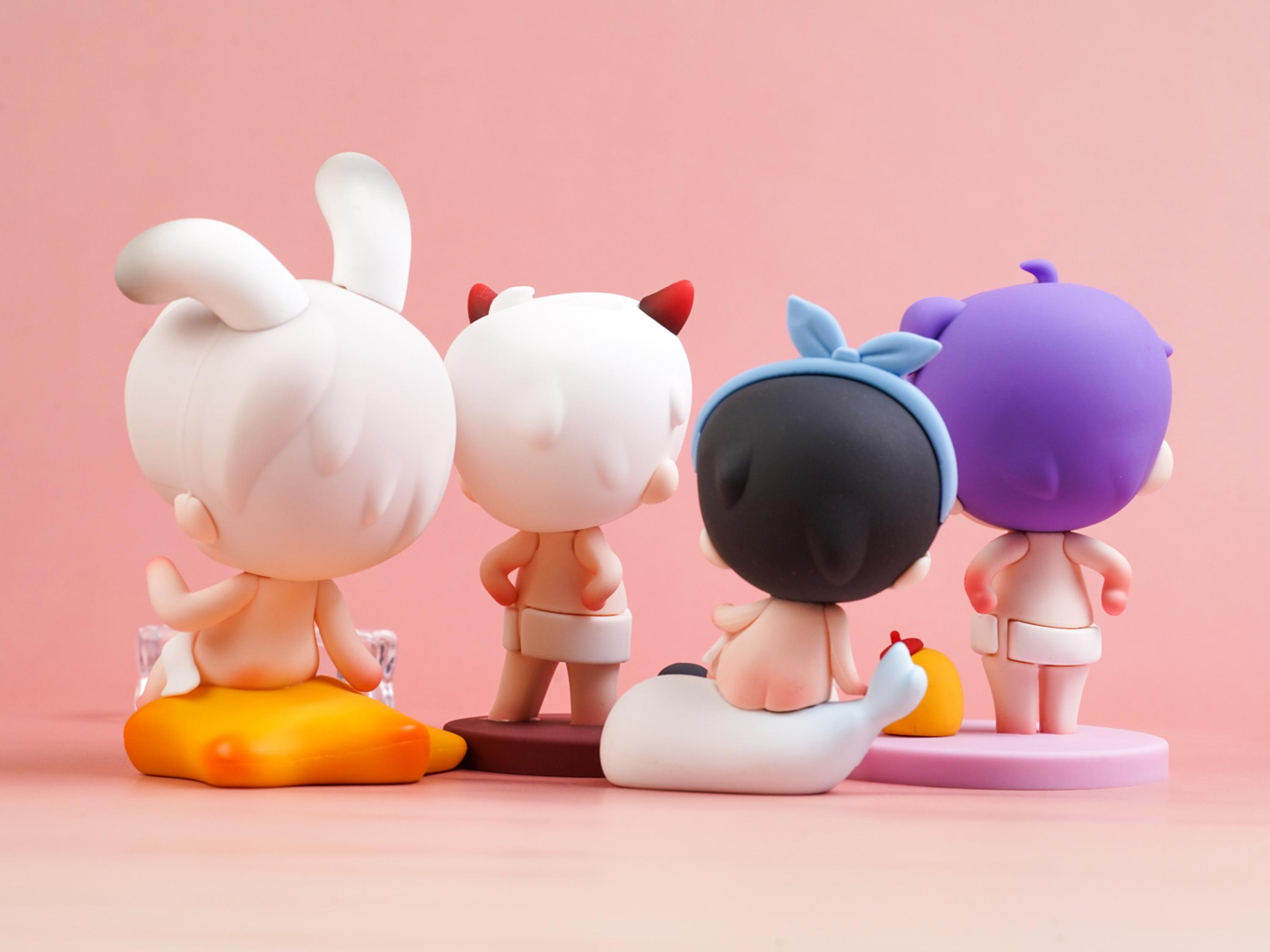 Love and Deepspace Bathroom Series Figurine Set - Sylus, Xavier