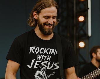 Rocken mit Jesus T-Shirt - Christliche Musik Unisex T-Shirt