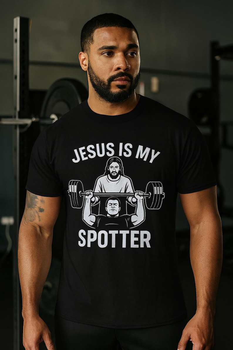 Jesus is My Spotter T-shirt – Christian Gym Workout Tee - Etsy