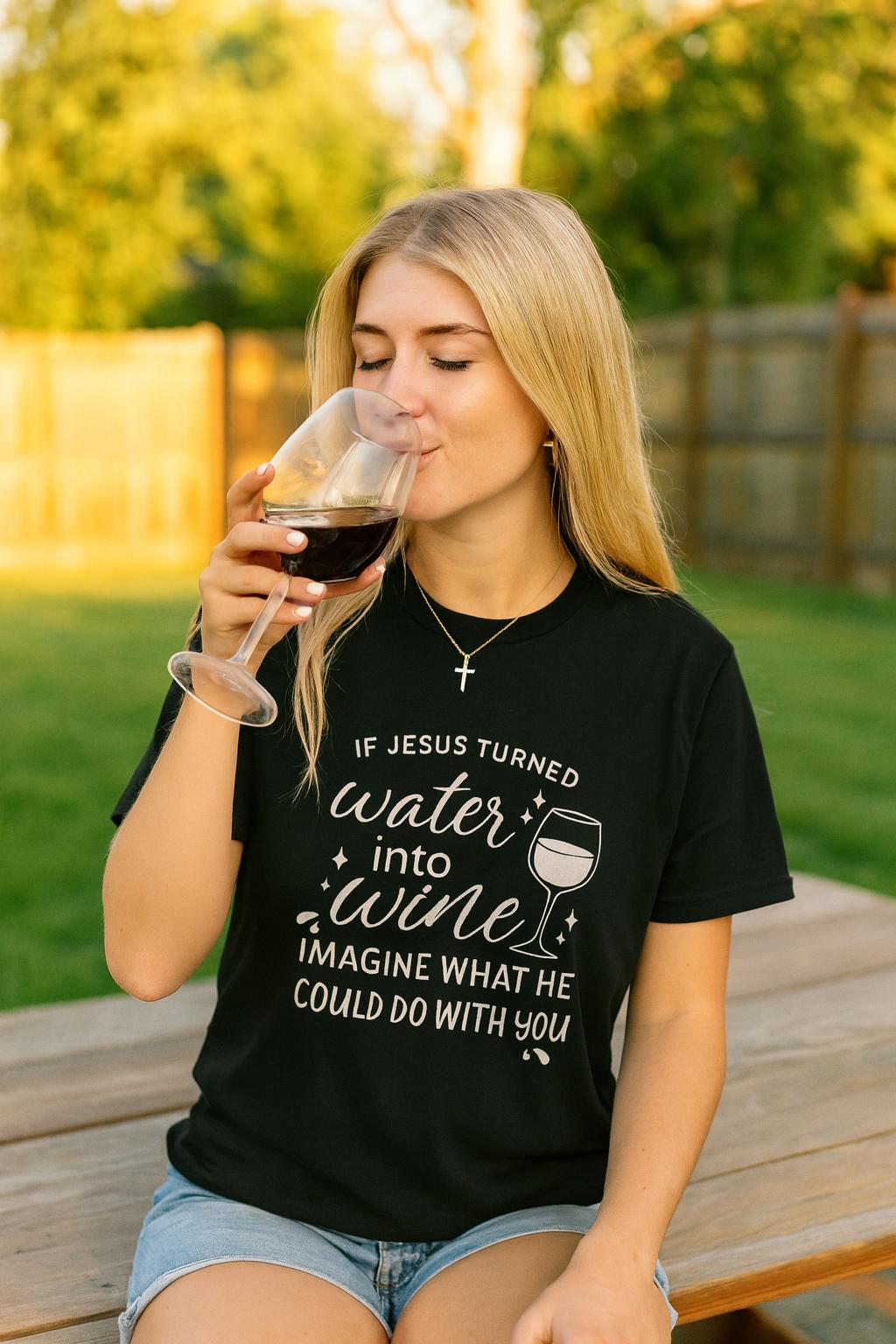 Jesus Wine Shirt Australia
