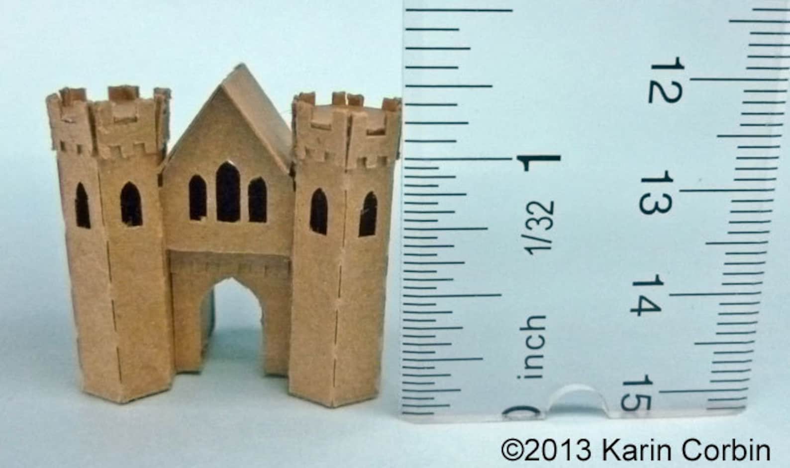 Tiny Village 2013 precut kit to make 8 miniature cardstock Etsy