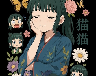 Diarios de boticario Maomao PNG: Arte transparente para imprimir