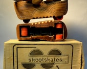 1970s vintage DISCO SKOOTSKATES PLATFORM Shoes in Good Original Box Made in Mexico Perfect for any Roller Girl