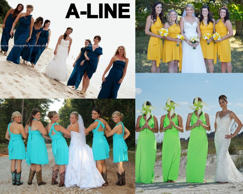 Vacation Infinity Convertible Dress Hunter Green...Bridesmaids Cocktail Party Special Occasion Prom Beach Date Night