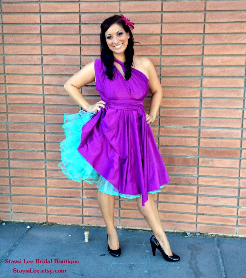 Purple Car Dress