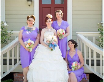 SALE Light Purple Bridesmaids Dress - Ready to Ship - One Size Fits Most