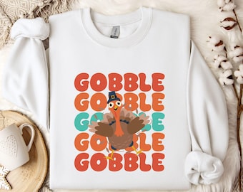 Thanksgiving Türkei Verschnaufen Sweatshirt - Festliche Familie Herbst Pullover