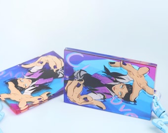 Clove Acrylic Keychain - Anime Gamer Accessories, Cute Keyring for Bags Wallets, Vibrant Collectible Gift for Valorant Fans