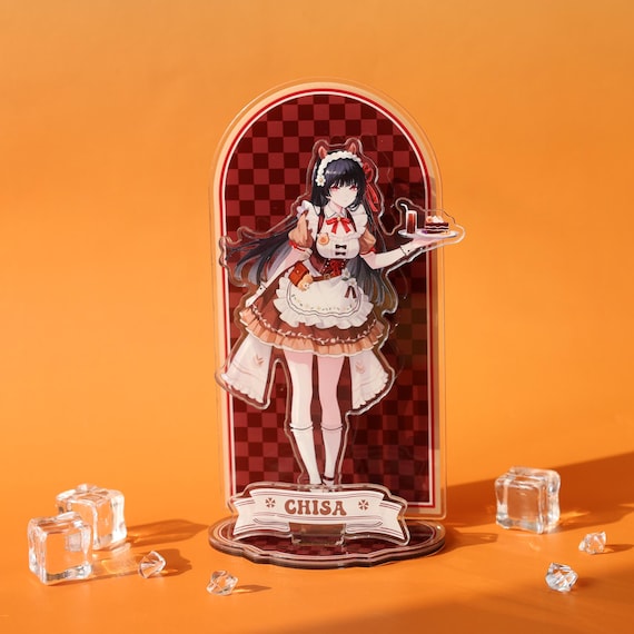 Wuthering Waves Chisa Acrylic Standee - Cute Maid Cat Girl With