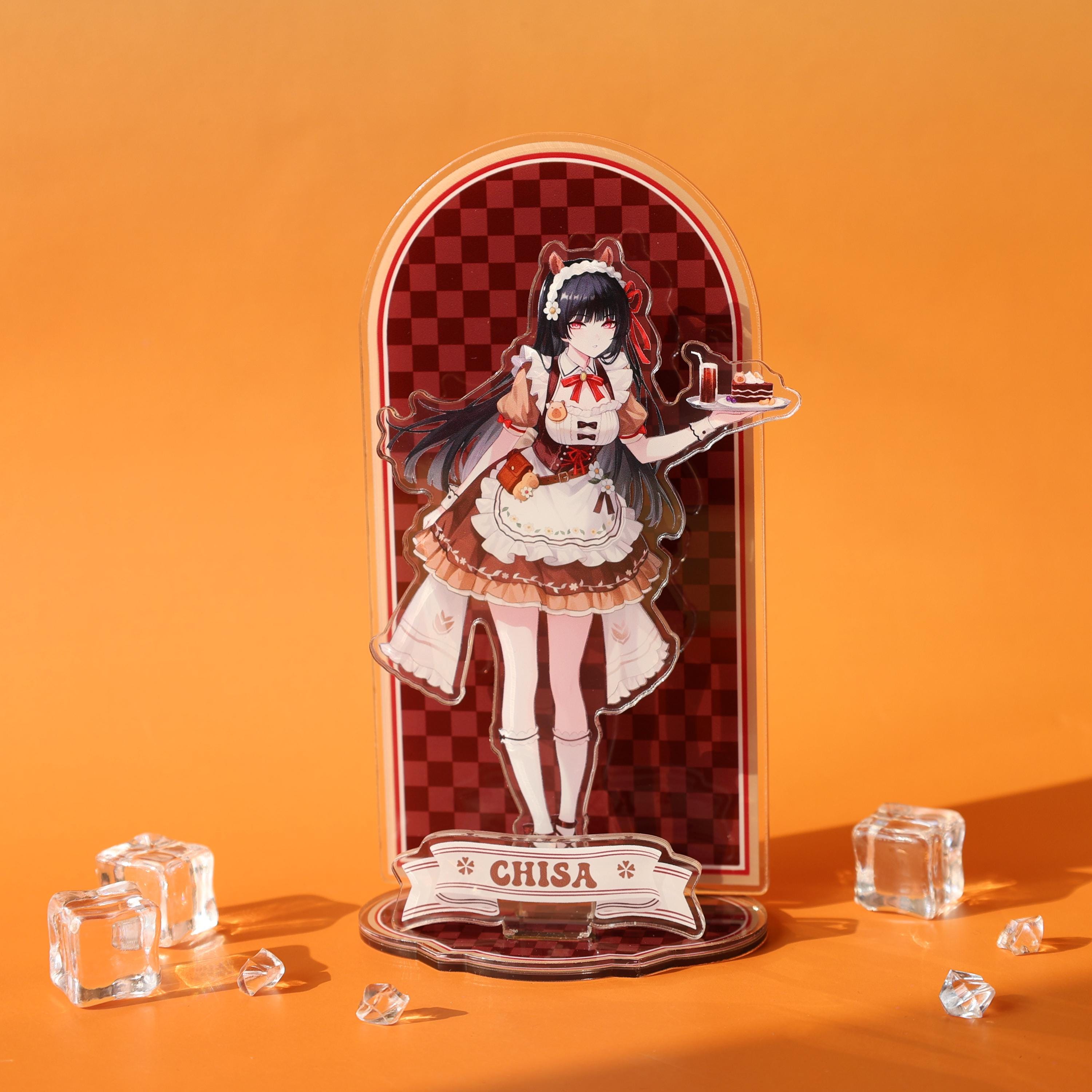 Wuthering Waves Chisa Acrylic Standee - Cute Maid Cat Girl With