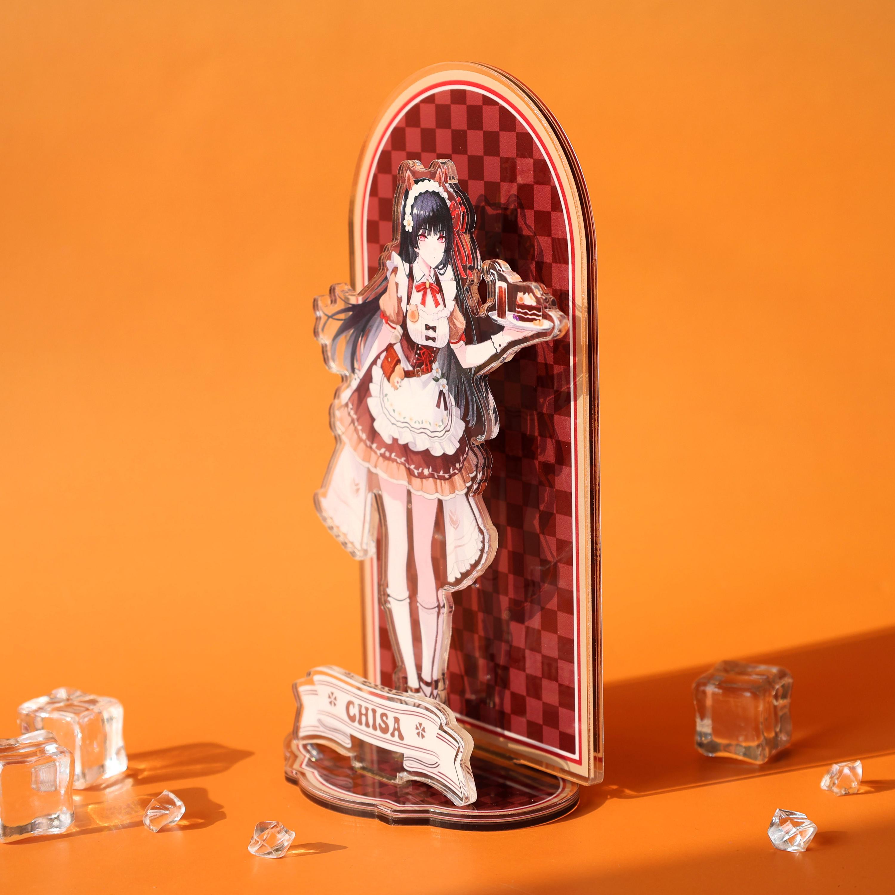 Wuthering Waves Chisa Acrylic Standee - Cute Maid Cat Girl With