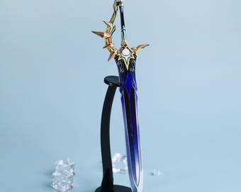 Honkai Star Rail Phainon Metal Sword Replica - Collectible Weapon Display with Stand for Game Fans & Decor, Halloween gift