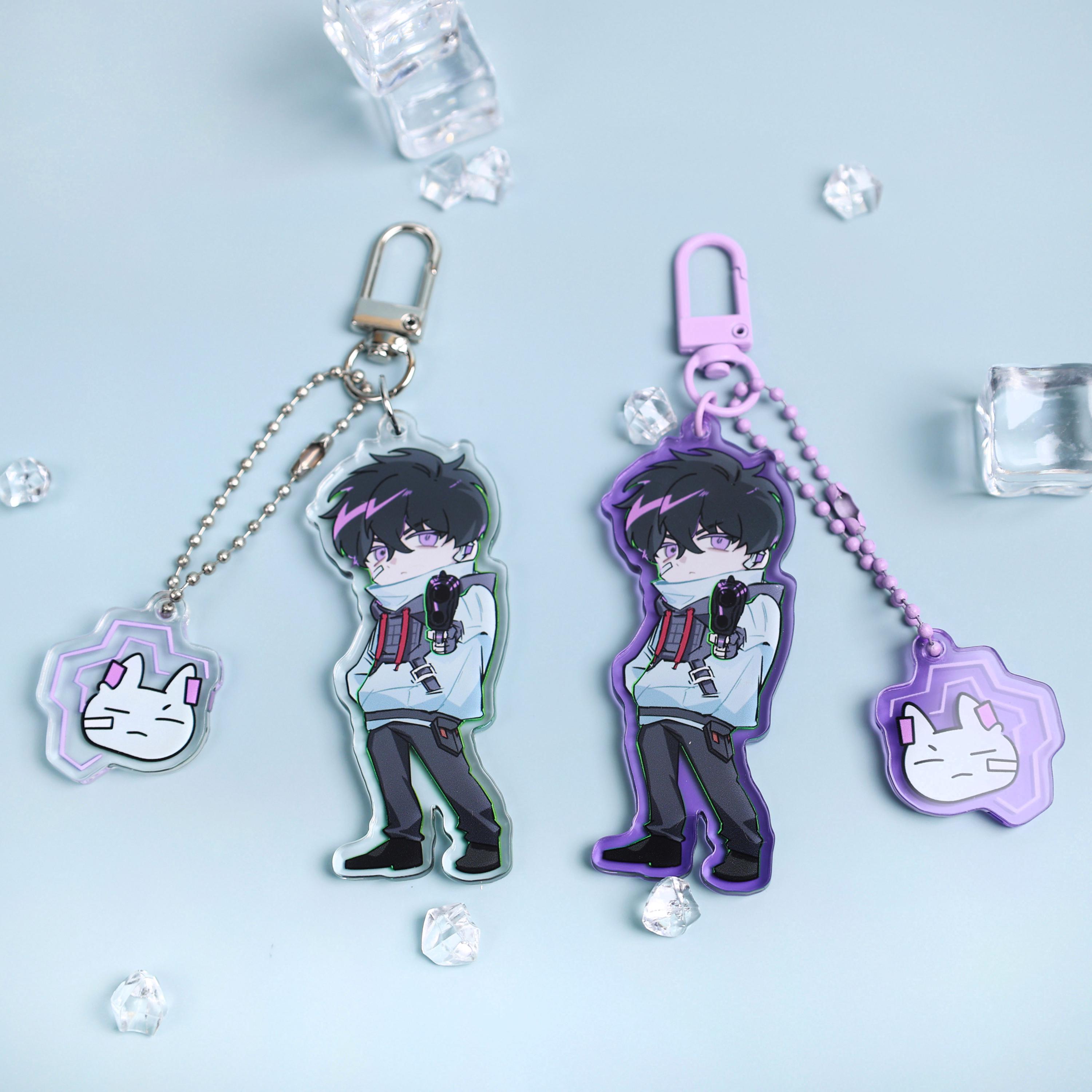 VALORANT ISO Acrylic Keychain - Cute Agent Charms for Keys