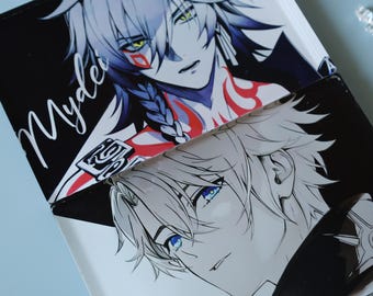 Phainon Mydei Acrylic Brick - Anime Character Collectible, Game Merch Art, Decor for Desk Collection Display, Halloween gift