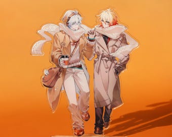 Honkai: Star Rail Mydei & Phainon Acrylic Standee - Desk Display Anime Collection, GiftHigh-Quality Desktop Ornament