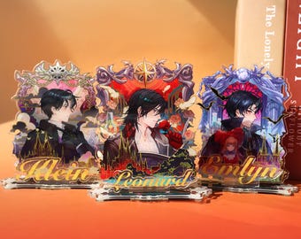 Lord of Mysteries Klein Moretti Leonard Mitchell Emlyn White Acrylic Standee - Gothic Anime Character Decor for Fans