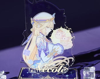 Genshin Impact Nicole Acrylic Stand - Anime Character Display for Desk Home Decor Gift