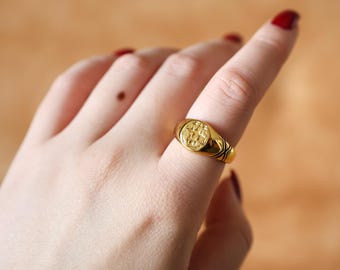 Honkai: Star Rail Mydei Signet Ring - Cosplay Jewelry with X Design for Anime Fans Collection Gift
