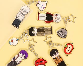 Xavier Zayne Rafayel Sylus Caleb Keychain - Acrylic Charm, Anime Character Keyring, Cute Collectible Gift, Anime Gift for Fans