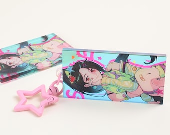 Sage Cute Anime Acrylic Keychain - Kawaii Gaming Accessory for Bags, Keys, Backpacks - Perfect Gift for Gamers