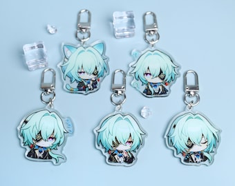 Anaxagoras acrylic keychain - Anime Game Collectible Gift, Gaming Collectible for Fans, High-quality acrylic