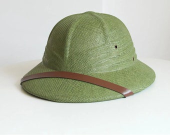 Sombrero del ejército de Vietnam para niños y adultos, 6 colores, sombrero para el sol con cubo de paja para explorador británico para hombres y mujeres, gorra de mineros de la selva Unisex/sombrero de playa de verano