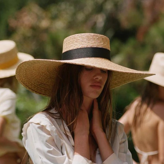 Lack of Color | Palma Wide Fedora | Natural Straw Women's Straw Sun Hat | S-M | Designer Hats | Express Shipping Available