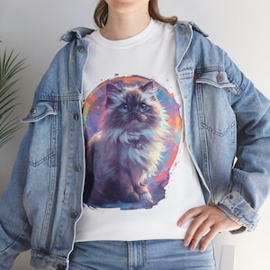 Cute Ragdoll Cat Graphic Shirt, Pet Lover Gift, Funny Cat Shirt, Ragdoll Gift for Animal Lovers, Cat Enthusiast Apparel, Gift for Cat Owners