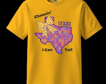 Chosin' Texas I Can Tell, png PNGEgg | Staat Texas met wilde bloemen | Plattelandsmeisje | Southern Pride | Texas Pride-png-shirts, mokken en bekers |