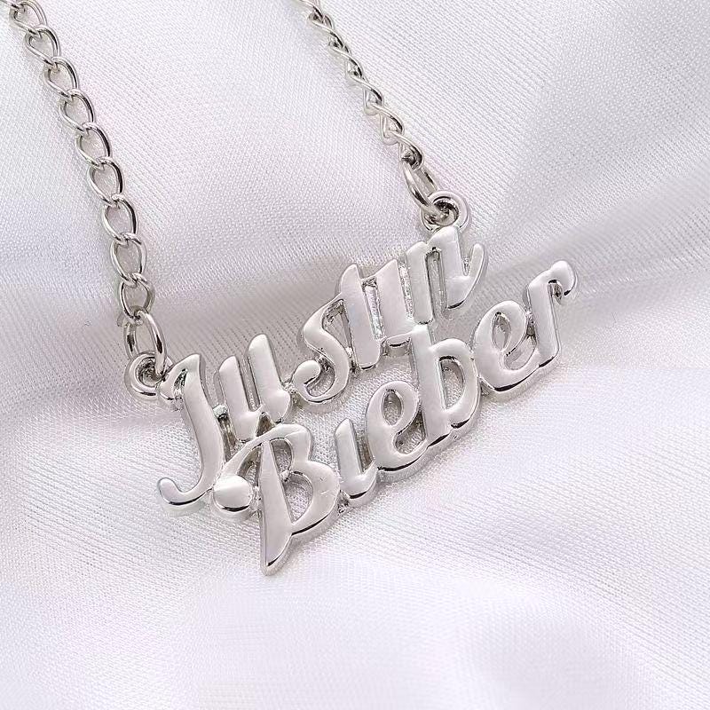 Justin bieber necklace - Etsy 日本