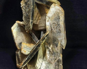Quartz with Muscovite Mica – Rare Crystal Cluster from Pakistan | Collectible Mineral Specimen