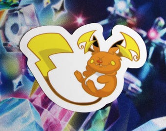 ポケモンステッカー |メガライチュウX&Y |ポケモンレジェンズZA - Etsy