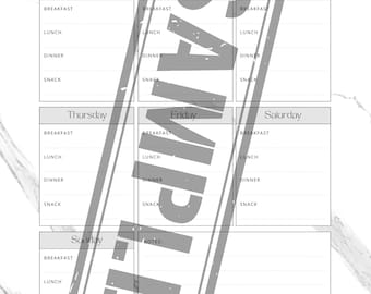 Meal Prep Planner