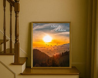 Jehovah Elohim | Christian Wall Art | Digital Download