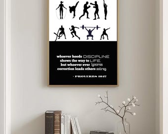 Proverbs 10:17 | Christian Wall Art | Digital Download